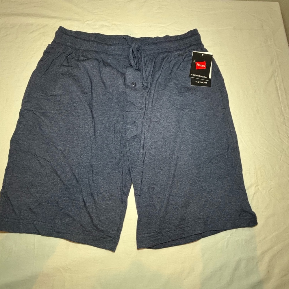 Hanes Men's sleep Shorts in Navy